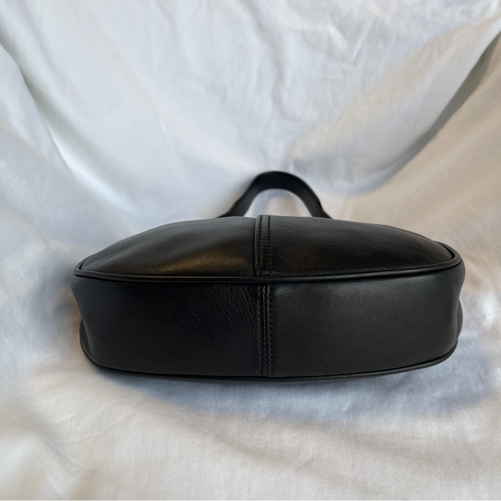SOLD 🔴 Coach bag zoe 9593 black leather bag vintage RARE shoulder bag - Picture 8 of 17